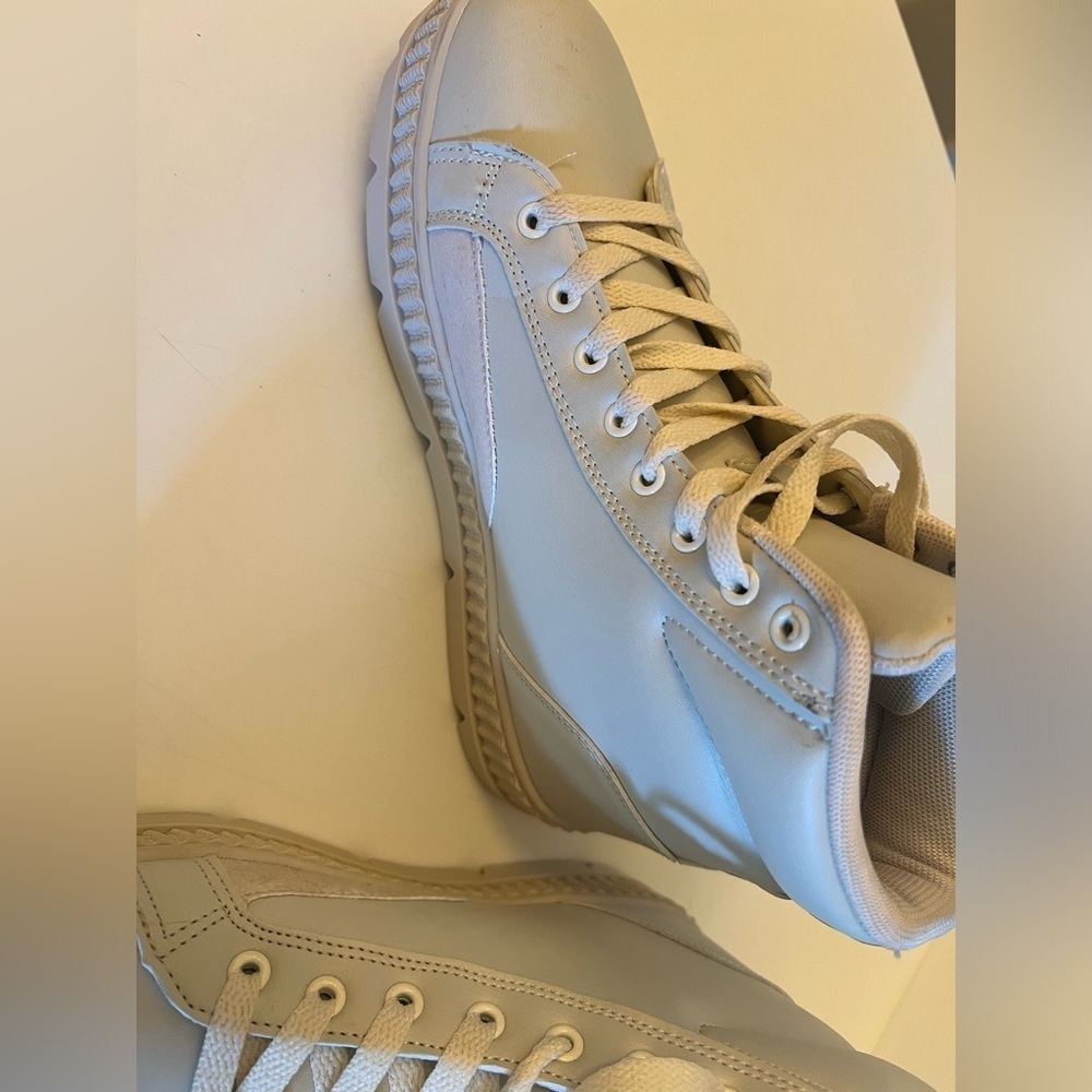 BERNESS PLATFORM HIGH TOP SNEAKER WHITE. SIZE 8 - Picture 7 of 7
